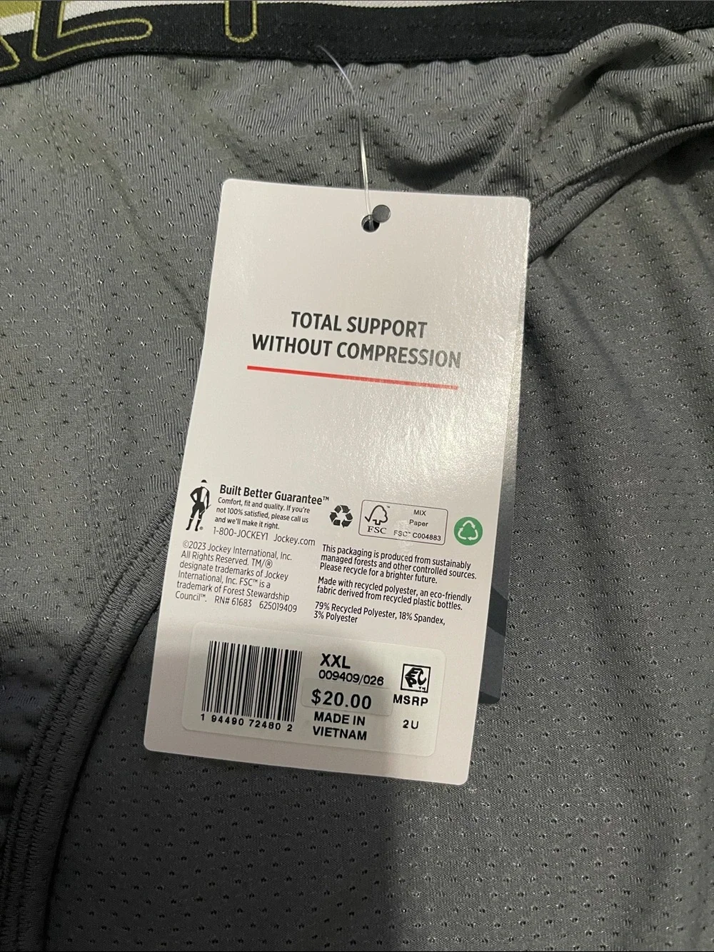 NWT- Jockey - Men’s S, 2XL.Microfiber Mesh Briefs
